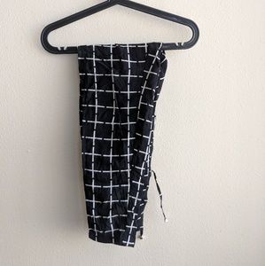 Black and White Pants